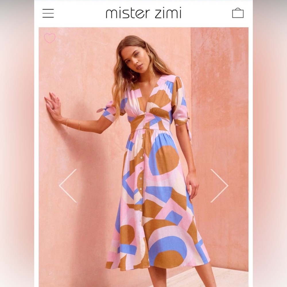 Mister Zimi Saskia dress Jacaranda
